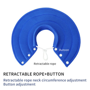Ondoing Pet Dog Cat Elizabethan Collar Cone Mesh Recovery Multicolor
