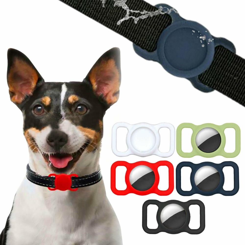 Silicone Pet Protective Case For Airtag Loop Apple Gps Finder Dog Cat Collar Au