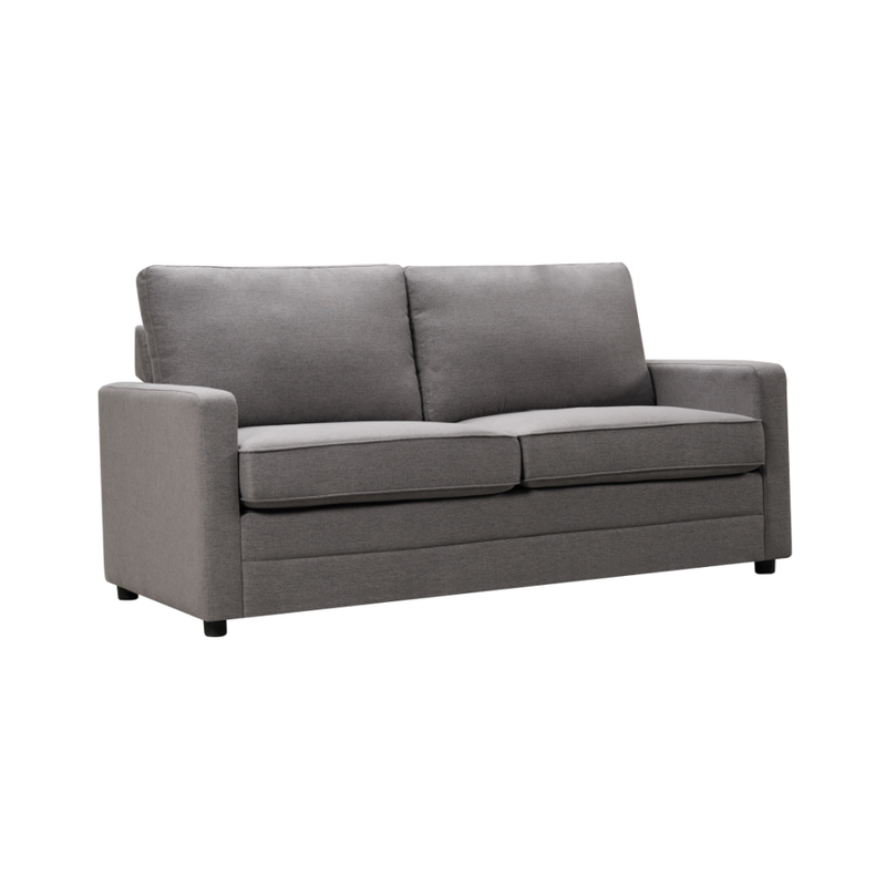 Ray 2 Seater Sofa Bed With Separate Foam Mattress Dark Grey