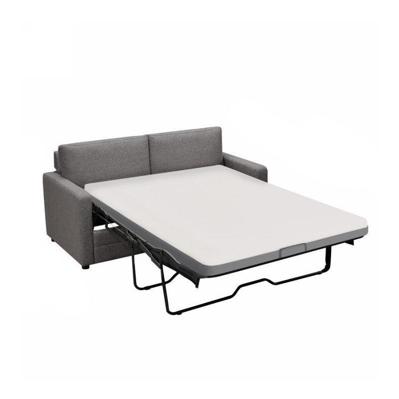 Ray 2 Seater Sofa Bed With Separate Foam Mattress Dark Grey