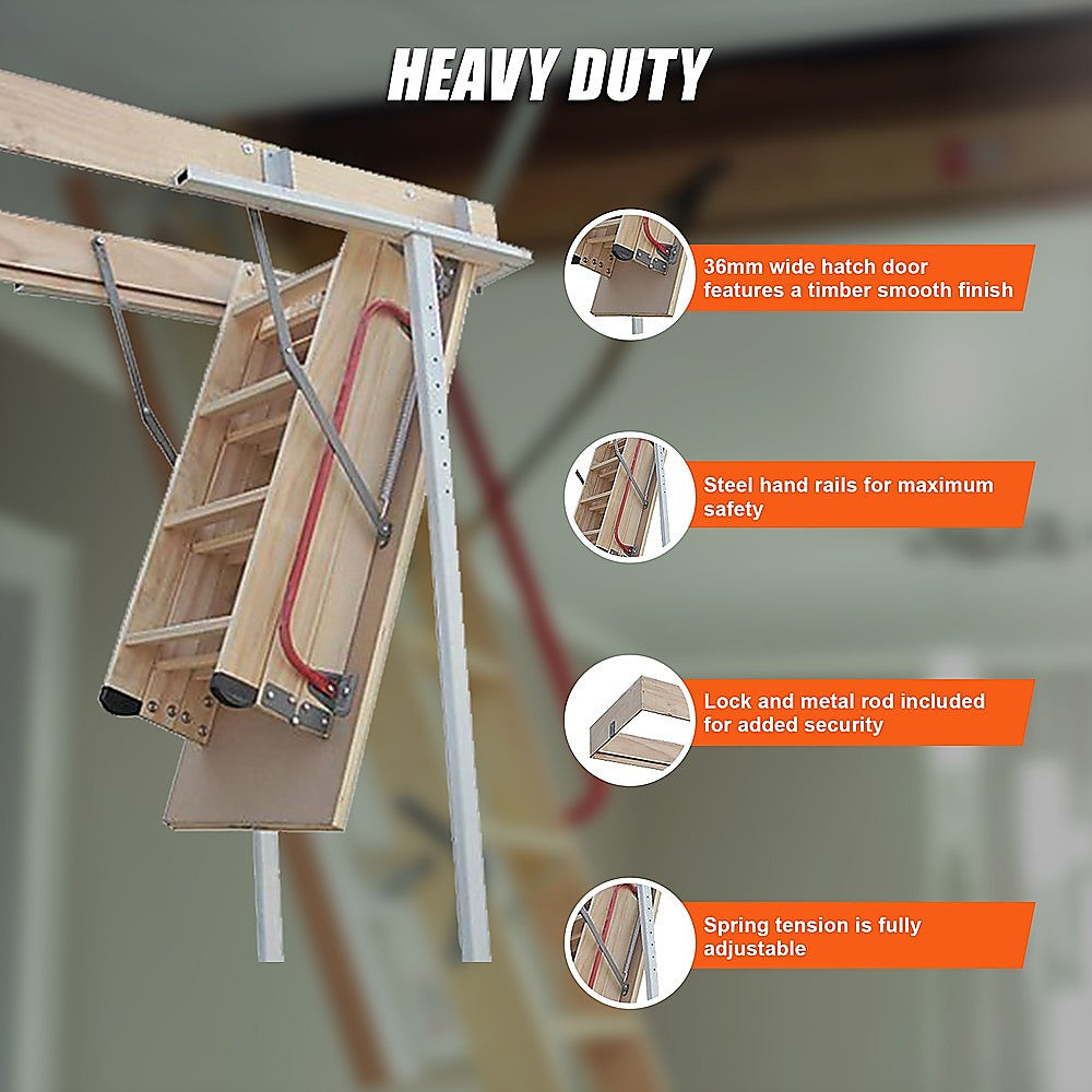 Attic Loft Ladder 2700Mm To 3050Mm