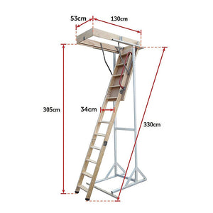 Attic Loft Ladder 2700Mm To 3050Mm