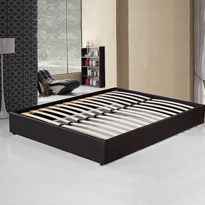 Pu Leather Double Bed Ensemble Frame