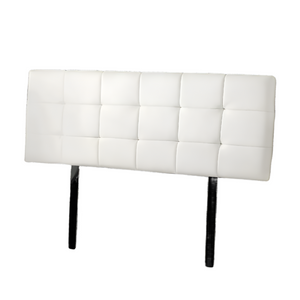 Pu Leather King Bed Deluxe Headboard Bedhead White