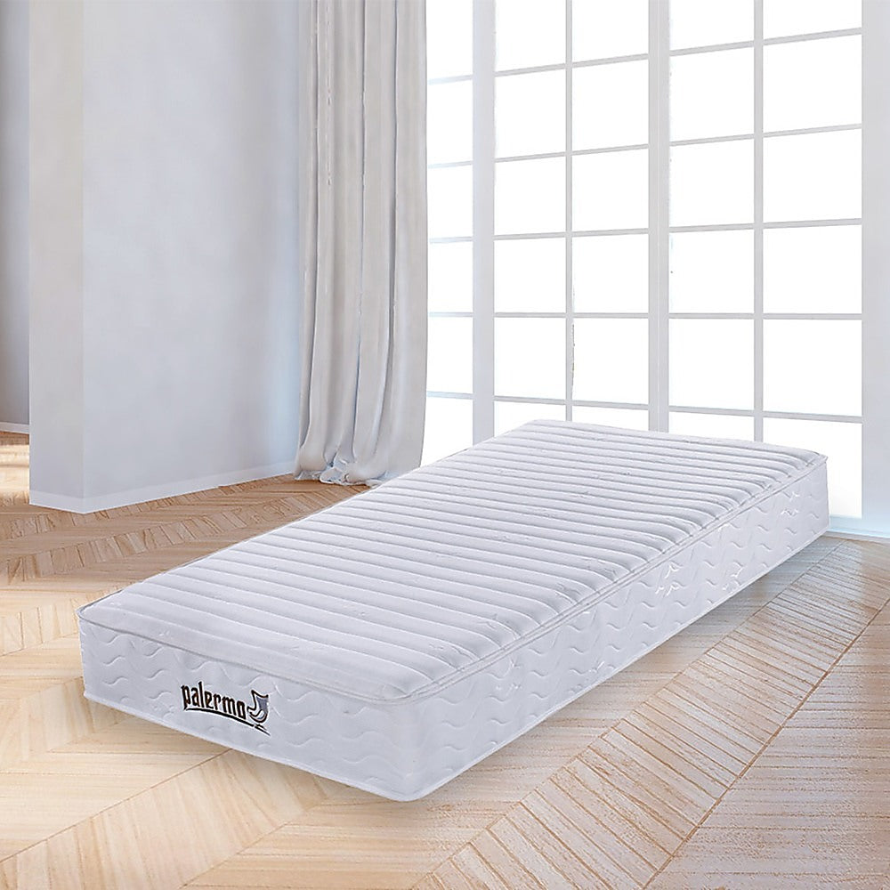 Palermo Contour 20Cm Encased Coil Single Mattress Certipur Us Certified Foam