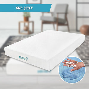 Palermo Queen 25Cm Gel Memory Foam Mattress Dual Layered Certipur Us Certified