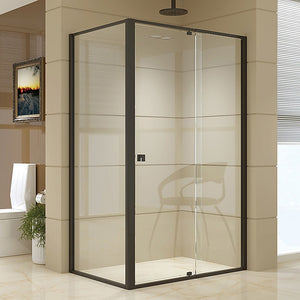 Semi Frameless Shower Screen (114~122)X 195Cm & (77~80)X Side As/Nzs Glass