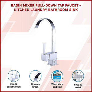 Basin Mixer Tap Faucet Kitchen Laundry Bathroom Sink