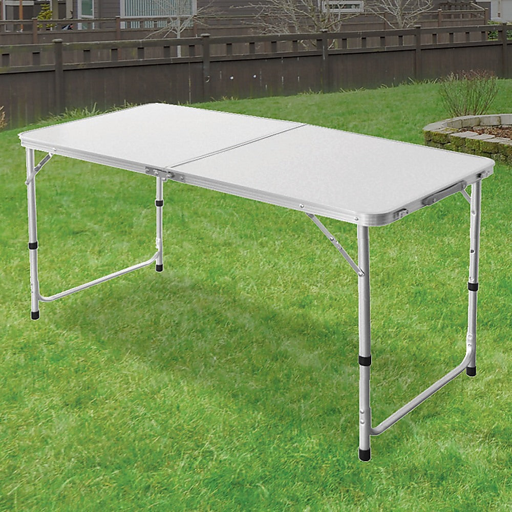 Aluminium Folding Table 120Cm Portable Indoor Outdoor Picnic Party Camping Tables