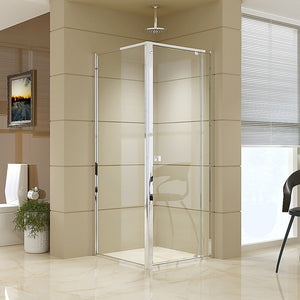 Semi Frameless Shower Screen (74~82)X 195Cm & (77~80)X Side As/Nzs Glass