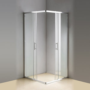 Della Francesca 900 X 800Mm Sliding Door Nano Safety Glass Shower Screen By