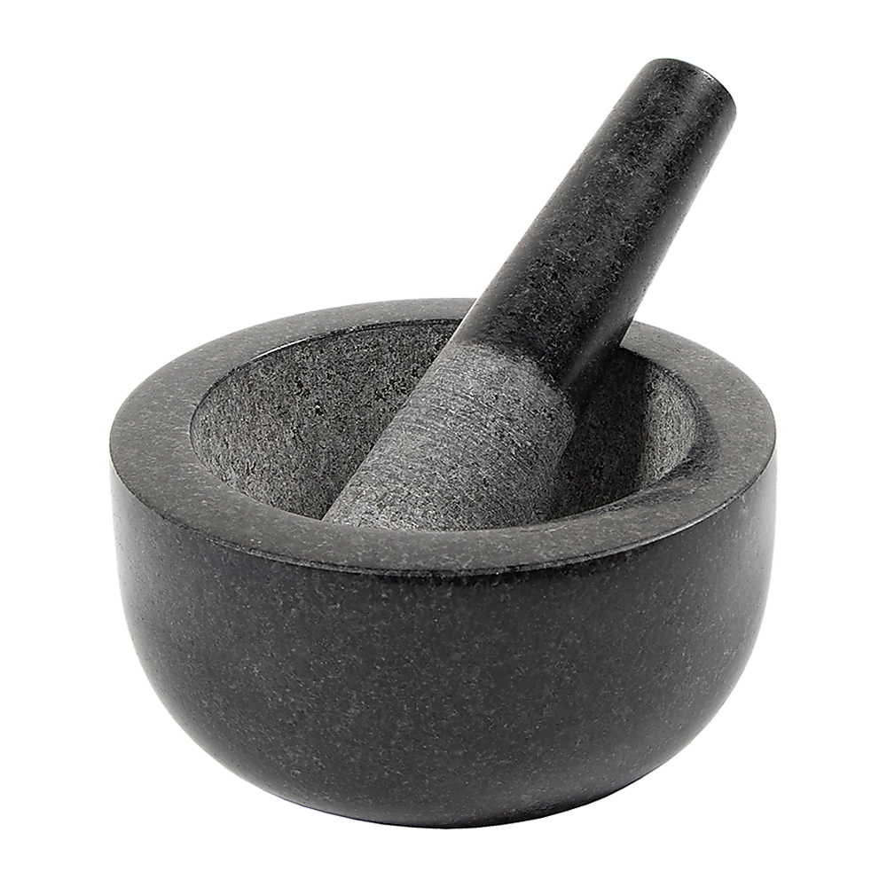 Large Pestle And Mortar Set Durable Granite Stone Spice & Herb Crusher