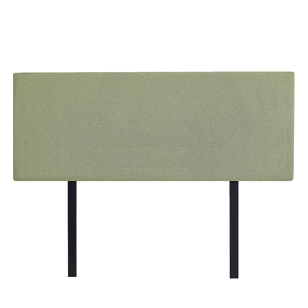 Linen Fabric Queen Bed Deluxe Headboard Bedhead Olive Green