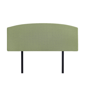 Linen Fabric Queen Bed Curved Headboard Bedhead Olive Green