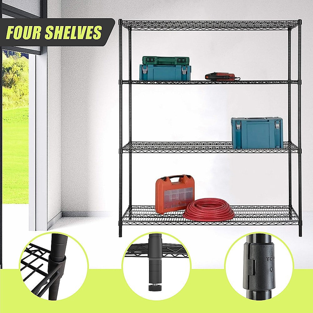 Modular Wire Storage Shelf 1500 X 600 1800Mm Steel Shelving