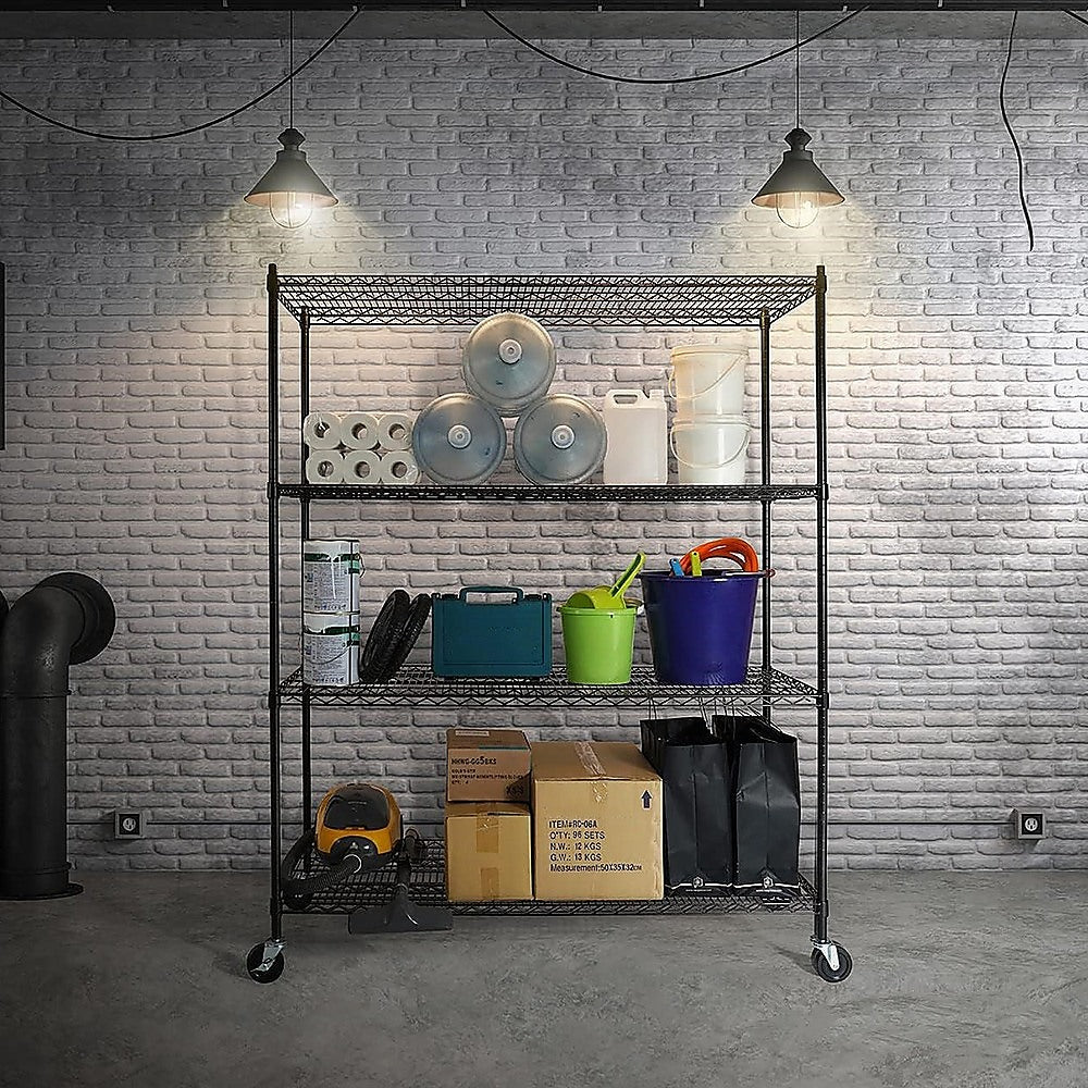 Modular Wire Storage Shelf 1500 X 600 1800Mm Steel Shelving