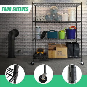 Modular Wire Storage Shelf 1500 X 600 1800Mm Steel Shelving