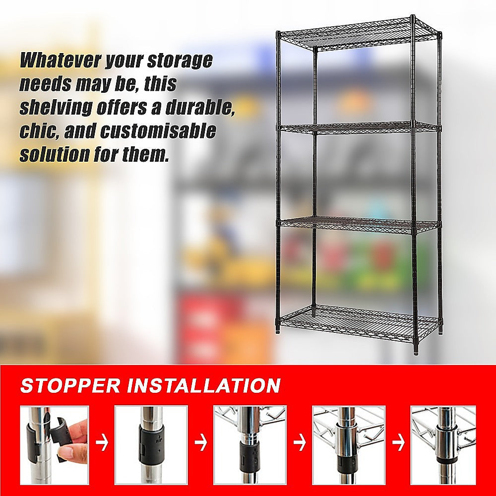 Modular Wire Storage Shelf 900 X 350 1800Mm Steel Shelving