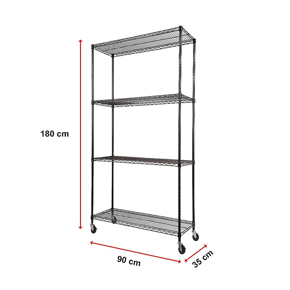 Modular Wire Storage Shelf 900 X 350 1800Mm Steel Shelving