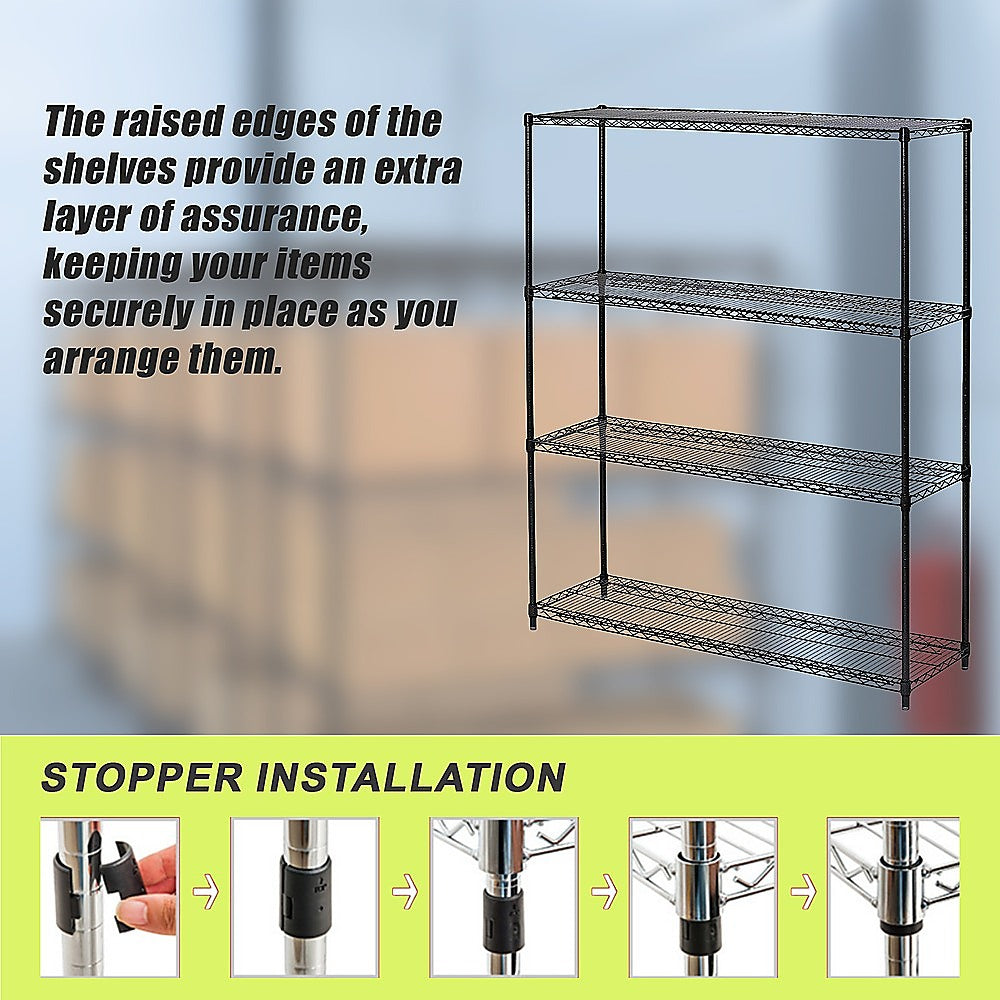 Modular Wire Storage Shelf 1500 X 450 1800Mm Steel Shelving