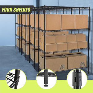 Modular Wire Storage Shelf 1500 X 450 1800Mm Steel Shelving