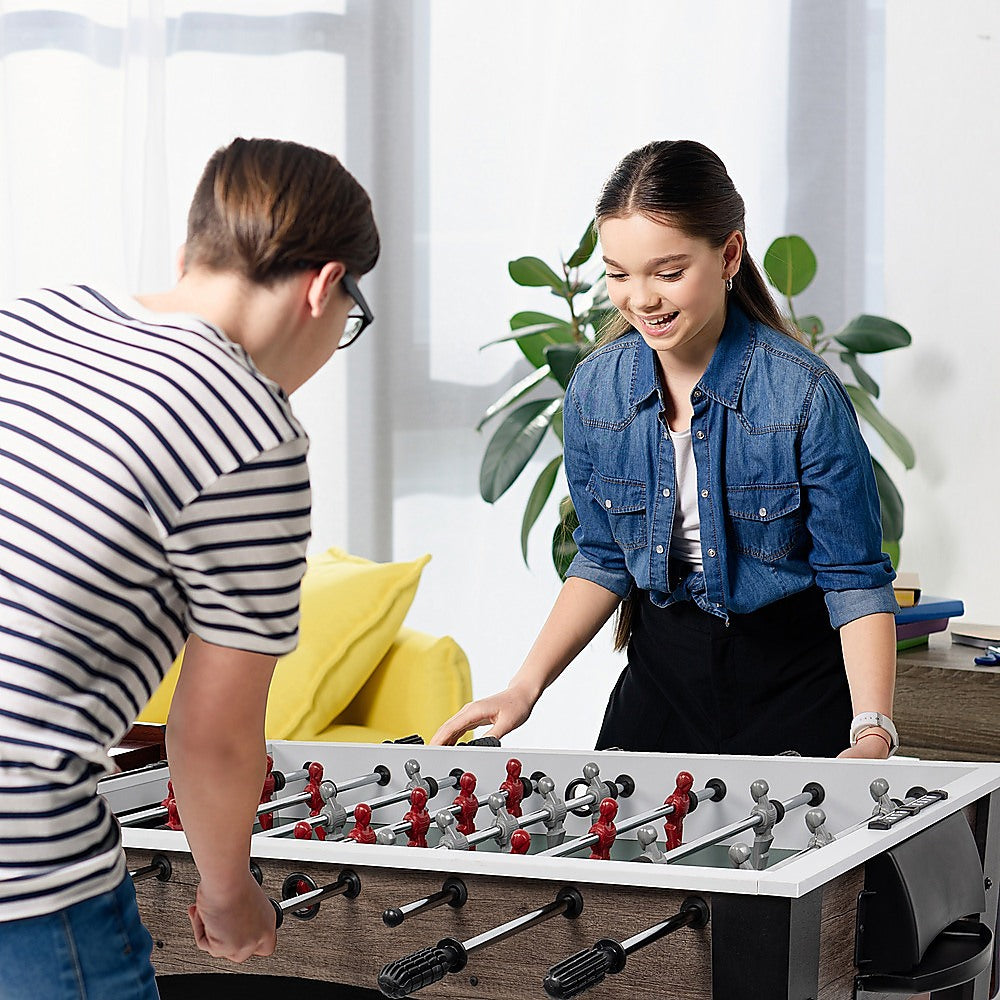 Randy & Travis Machinery Foosball Soccer Table Game Activity For Home Office Recreation