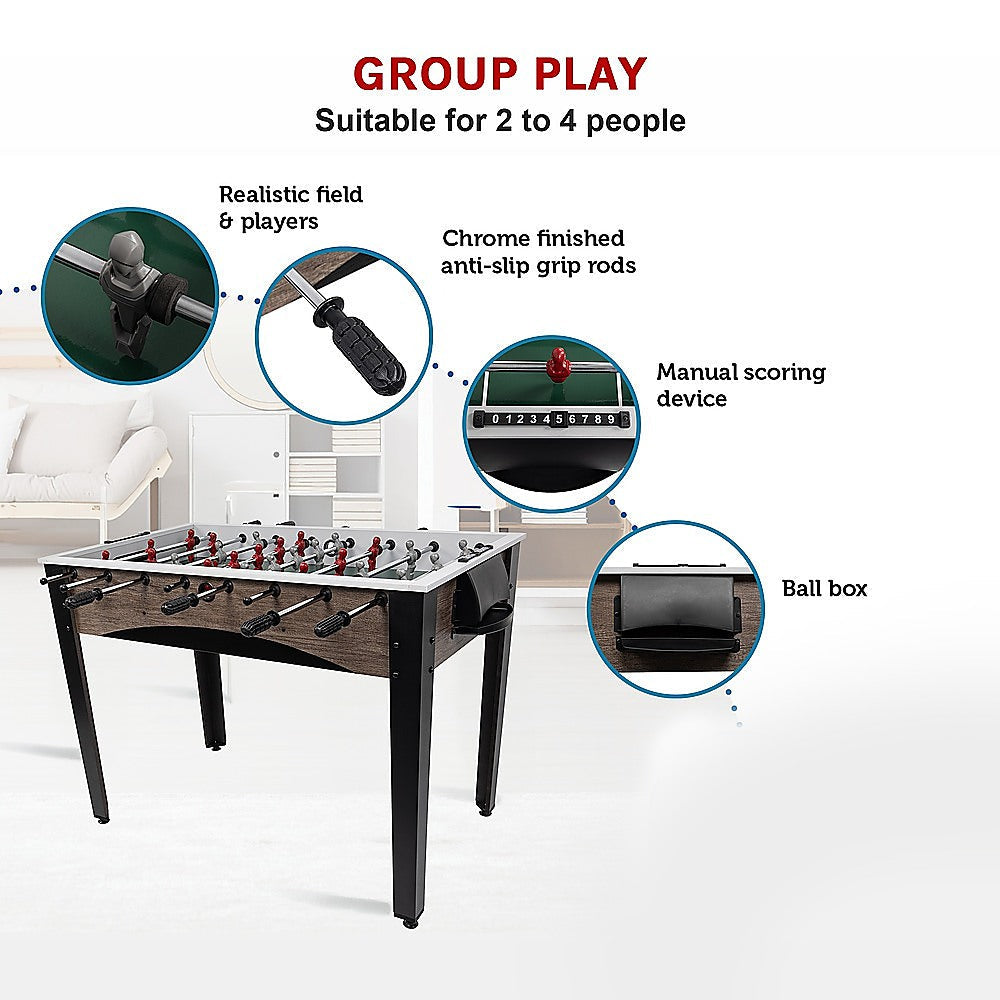 Randy & Travis Machinery Foosball Soccer Table Game Activity For Home Office Recreation