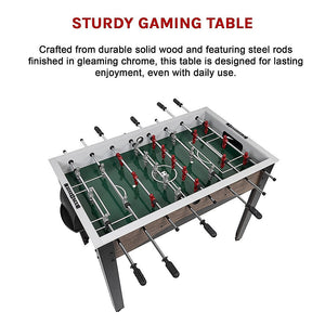 Randy & Travis Machinery Foosball Soccer Table Game Activity For Home Office Recreation