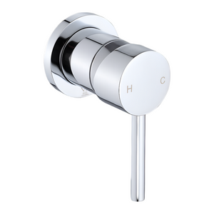 Single Round Shower Bath Mixer Tap Bathroom Watermark Approved