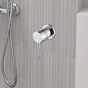 Single Round Shower Bath Mixer Tap Bathroom Watermark Approved