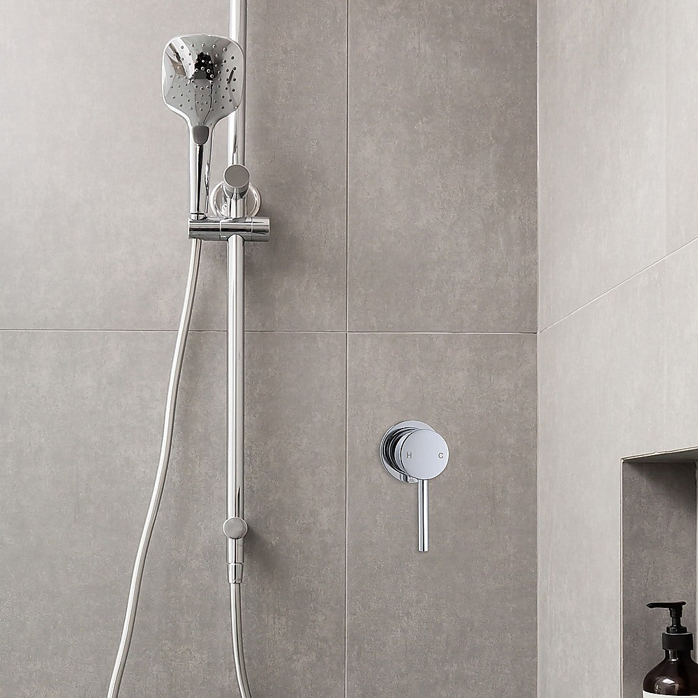 Single Round Shower Bath Mixer Tap Bathroom Watermark Approved