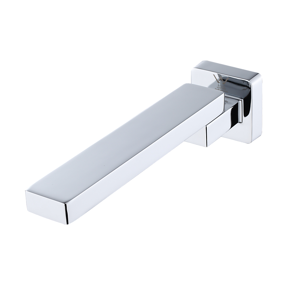 Bath In Wall Swivel Spout Polished Chrome Finish