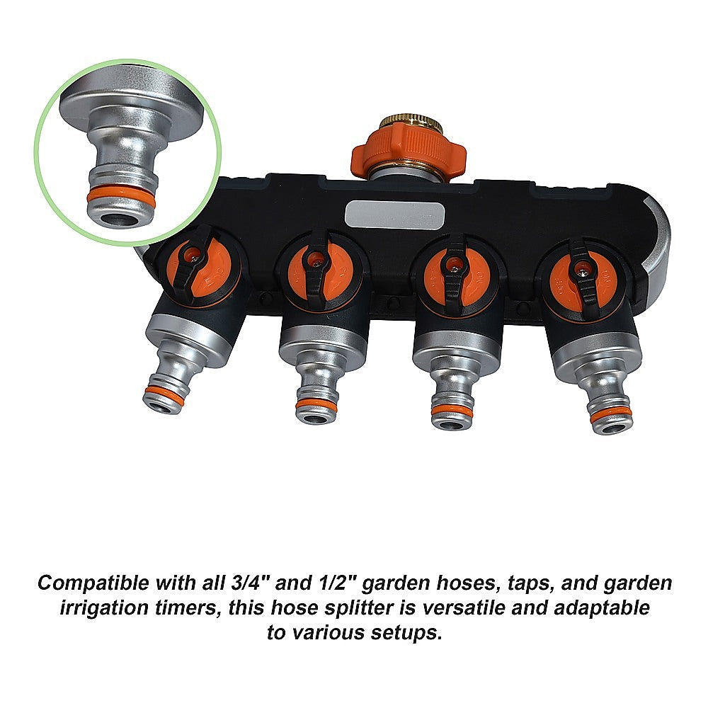 4 Way Water Distributor Garden Irrigation