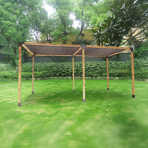 Roof Pergola Gazebo Shed Matte Black Steel Brackets And Screen Diy Kits