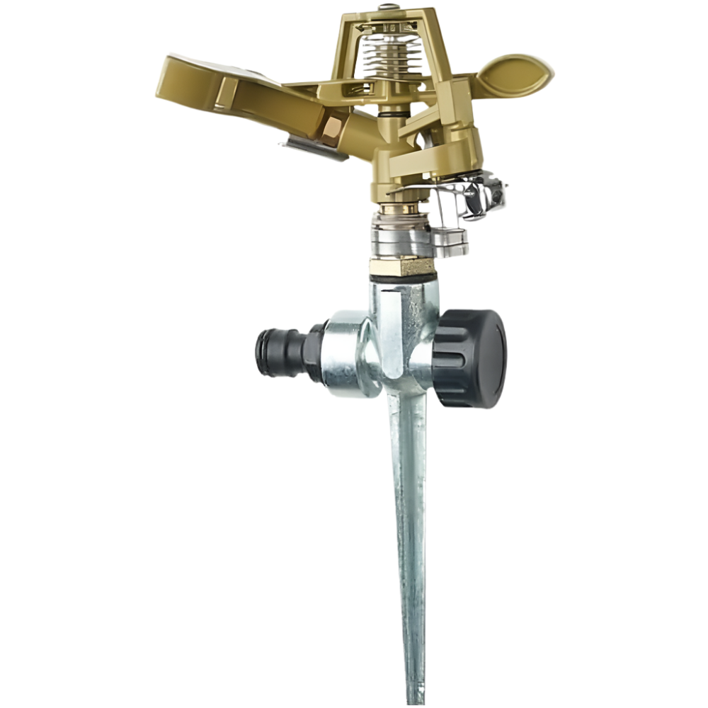 Easy To Install Irrigation Sprinkler 360 Degree Rotating Gun Zinc Alloy Adjustable Rocker