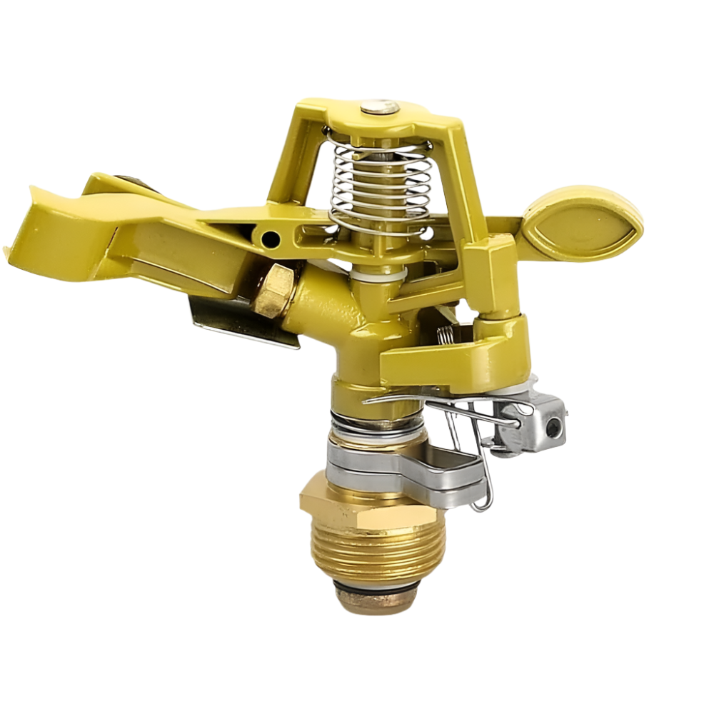 Easy To Install Irrigation Sprinkler 360 Degree Rotating Gun Zinc Alloy Adjustable Rocker