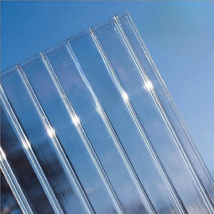 16Mm Polycarbonate Roofing Sheets Clear Uv 1050 X 2100Mm Bulk Pack