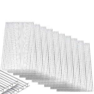 4Mm Polycarbonate Roofing Sheets Clear Uv 610X1220mm Bulk Pack