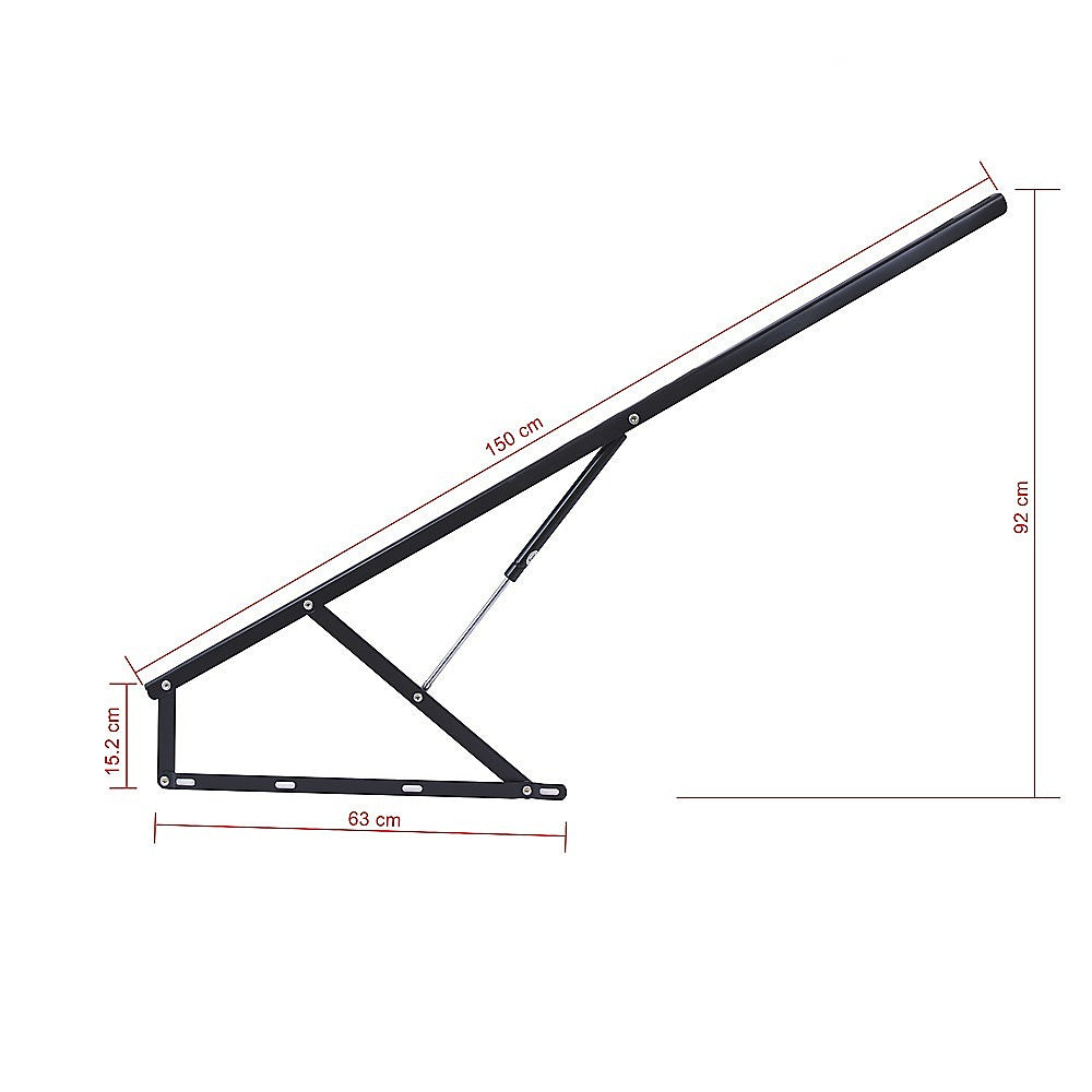 150Cm Pneumatic Sofa Bed Lift Up Mechanism Kit