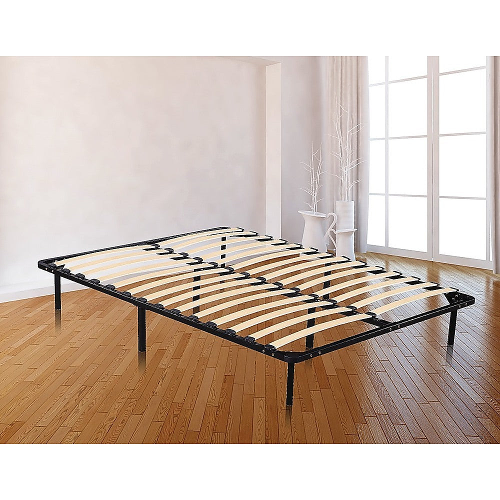 King Single Metal Bed Frame Full Steel Heavy Duty