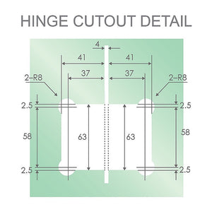 100Cm Wall To Frameless Shower Screen With Chrome Brackets And Ss Hinges Round Handle