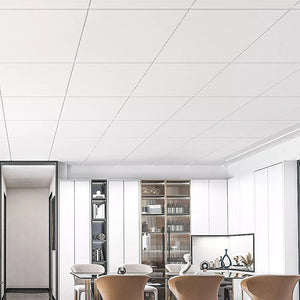 12 X Smooth Drop Ceiling Tiles 2Ft Pvc Panels