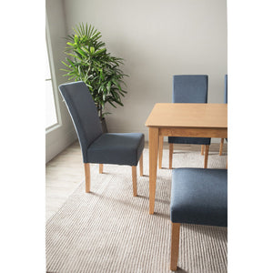 Allegro Dining Table + 4X Mesi Chair Bench 6 Piece Set Natural