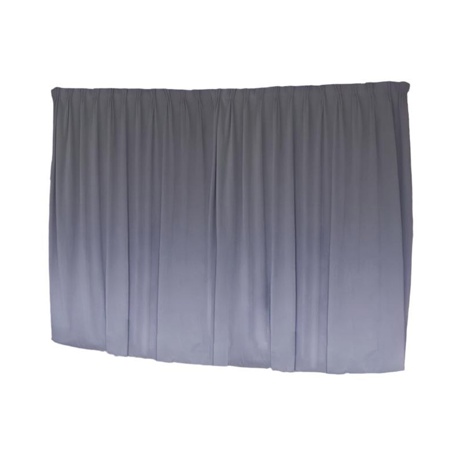 Large Thick Velvet Blockout Curtains 540X 230Cm Pinch Pleat+30 Hooks Purple Grey