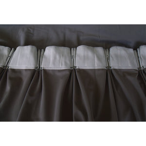 Large Thick Velvet Blockout Curtains 540X 230Cm Pinch Pleat+30 Hooks Purple Grey