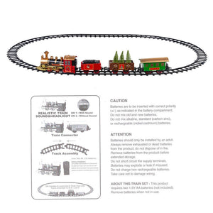 Nneoba Christmas Village Train Set