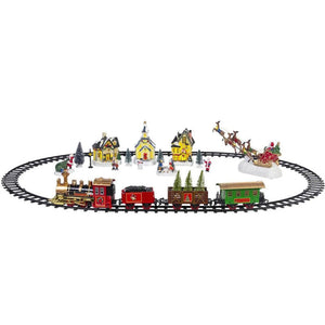 Nneoba Christmas Village Train Set