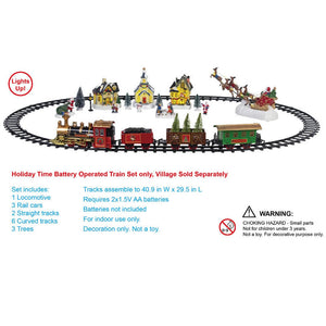 Nneoba Christmas Village Train Set