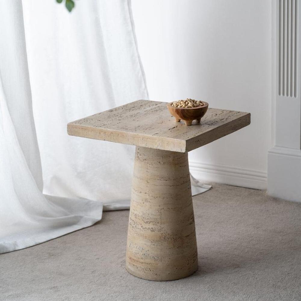 Logan Cement Square Side Table