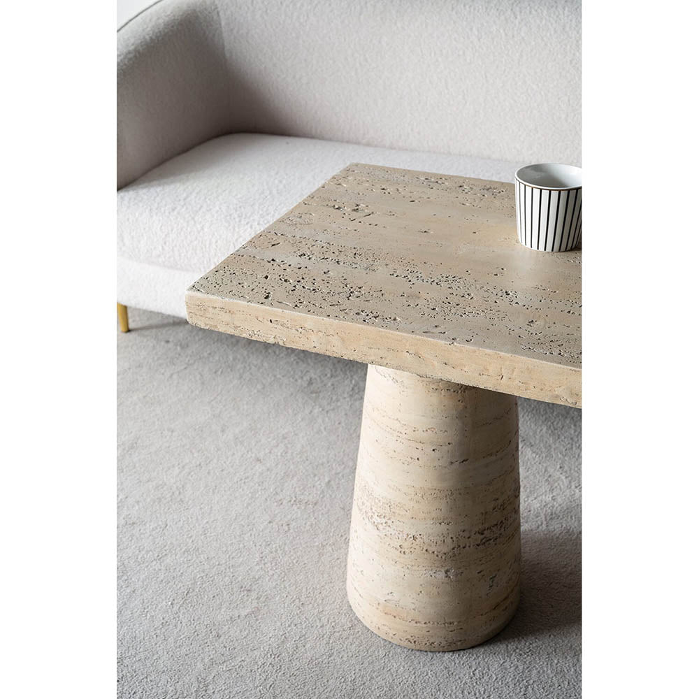 Logan Cement Square Side Table